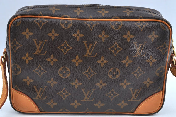 Authentic Louis Vuitton Monogram Trocadero 27 Shoulder Cross Bag M51274 LV 3639H