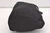 Authentic PRADA Nylon Tessuto Leather Clutch Hand Bag Purse Black 3639J