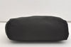 Authentic PRADA Nylon Tessuto Leather Clutch Hand Bag Purse Black 3639J
