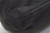 Authentic PRADA Nylon Tessuto Leather Clutch Hand Bag Purse Black 3639J
