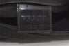Authentic PRADA Nylon Tessuto Leather Clutch Hand Bag Purse Black 3639J