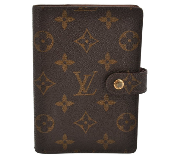 Authentic Louis Vuitton Monogram Agenda PM Notebook Cover R20005 LV 3639K
