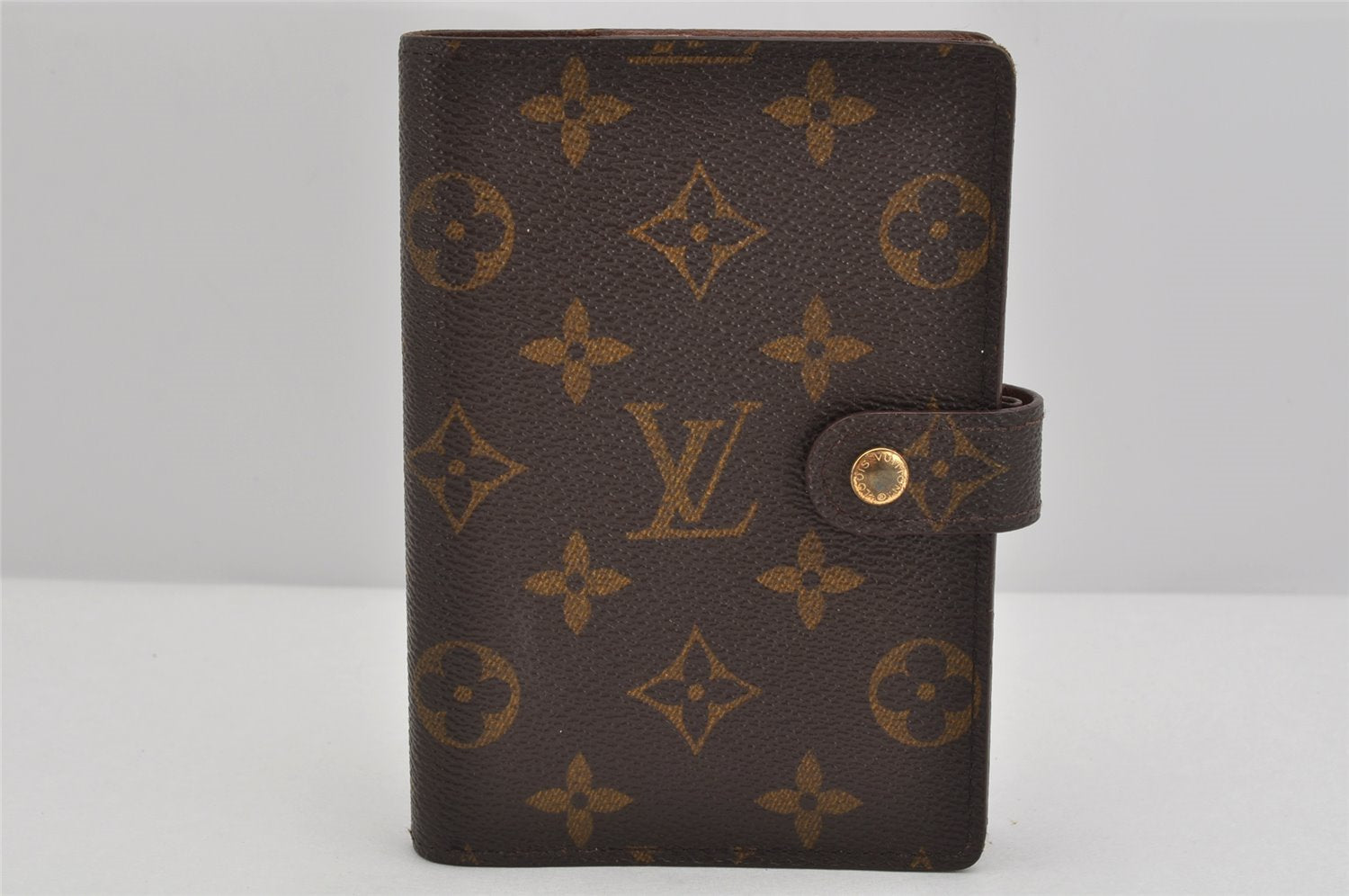 Authentic Louis Vuitton Monogram Agenda PM Notebook Cover R20005 LV 3639K