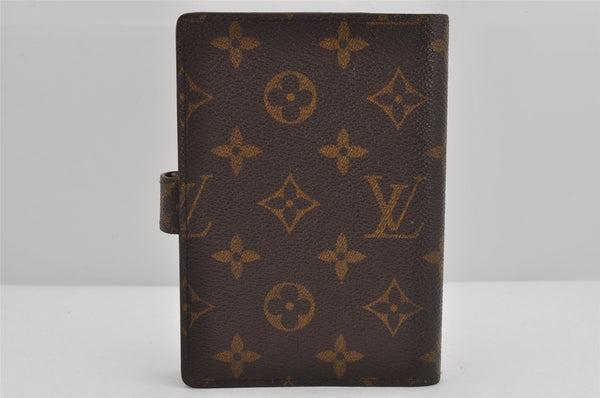 Authentic Louis Vuitton Monogram Agenda PM Notebook Cover R20005 LV 3639K
