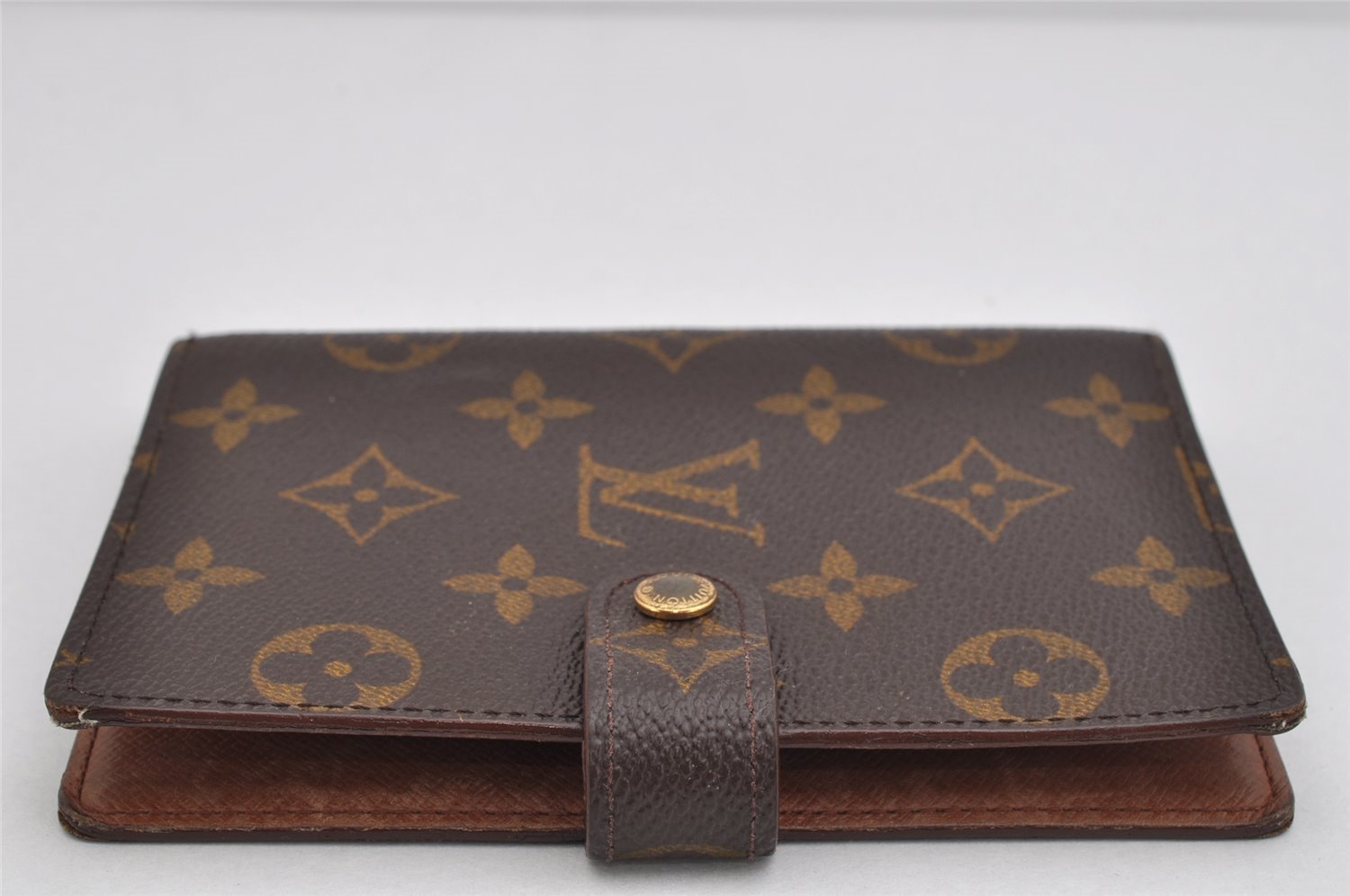 Authentic Louis Vuitton Monogram Agenda PM Notebook Cover R20005 LV 3639K