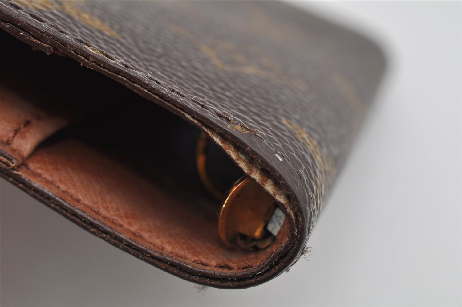 Authentic Louis Vuitton Monogram Agenda PM Notebook Cover R20005 LV 3639K