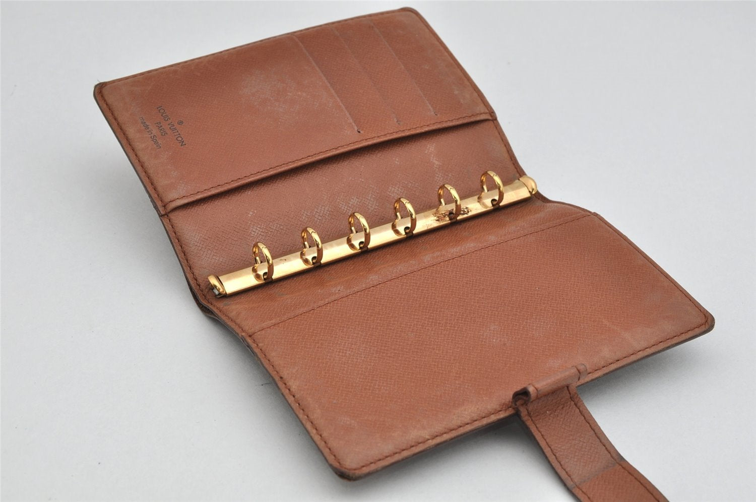 Authentic Louis Vuitton Monogram Agenda PM Notebook Cover R20005 LV 3639K