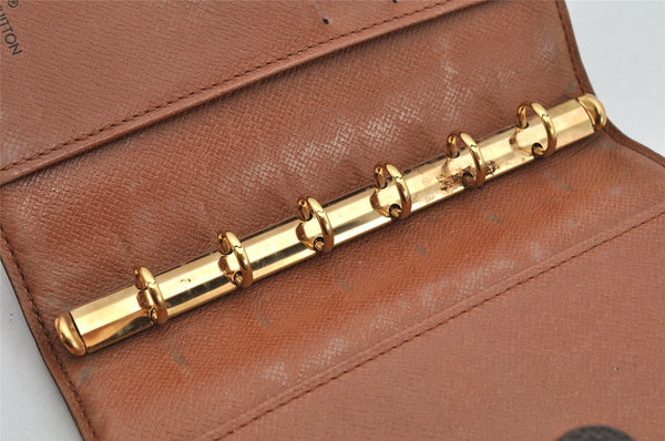 Authentic Louis Vuitton Monogram Agenda PM Notebook Cover R20005 LV 3639K