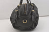 Authentic GUCCI Vintage 2Way Shoulder Hand Bag Leather 269929 Black 3640J