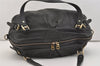 Authentic GUCCI Vintage 2Way Shoulder Hand Bag Leather 269929 Black 3640J
