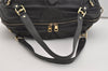 Authentic GUCCI Vintage 2Way Shoulder Hand Bag Leather 269929 Black 3640J