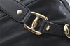 Authentic GUCCI Vintage 2Way Shoulder Hand Bag Leather 269929 Black 3640J
