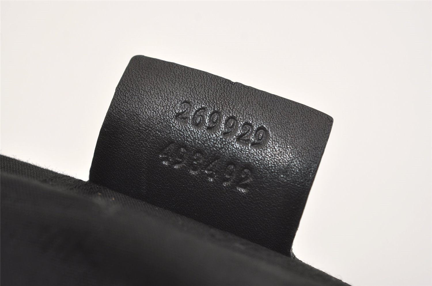 Authentic GUCCI Vintage 2Way Shoulder Hand Bag Leather 269929 Black 3640J