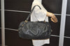 Authentic GUCCI Vintage 2Way Shoulder Hand Bag Leather 269929 Black 3640J