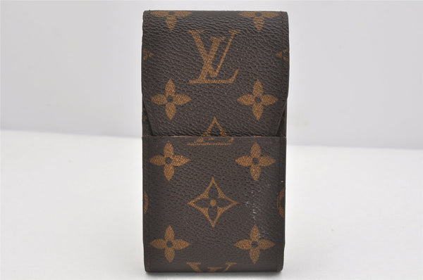 Authentic Louis Vuitton Monogram Etui Cigarette Case M63024 LV 3640K
