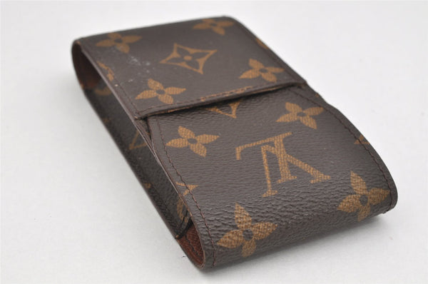 Authentic Louis Vuitton Monogram Etui Cigarette Case M63024 LV 3640K