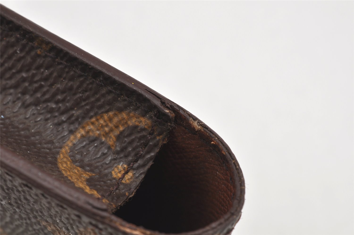 Authentic Louis Vuitton Monogram Etui Cigarette Case M63024 LV 3640K