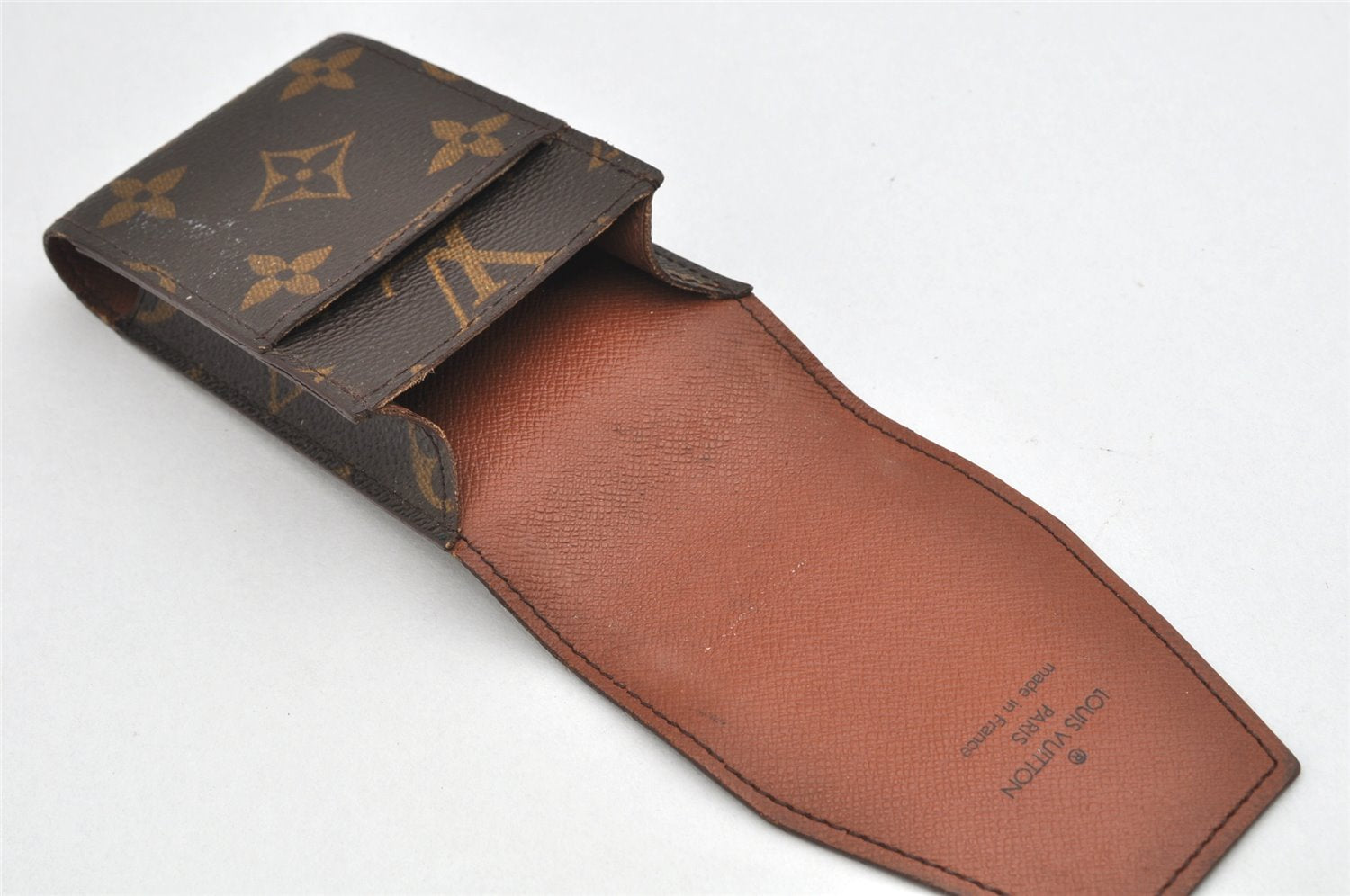 Authentic Louis Vuitton Monogram Etui Cigarette Case M63024 LV 3640K