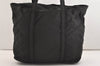 Authentic PRADA Vintage Nylon Tessuto Shoulder Tote Bag Black 3641J