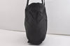 Authentic PRADA Vintage Nylon Tessuto Shoulder Tote Bag Black 3641J