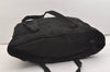 Authentic PRADA Vintage Nylon Tessuto Shoulder Tote Bag Black 3641J
