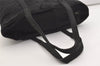 Authentic PRADA Vintage Nylon Tessuto Shoulder Tote Bag Black 3641J