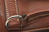 Authentic PRADA VIT DAINO LIFE Leather Shoulder Tote Bag BR2920 Brown 3642J