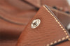 Authentic PRADA VIT DAINO LIFE Leather Shoulder Tote Bag BR2920 Brown 3642J