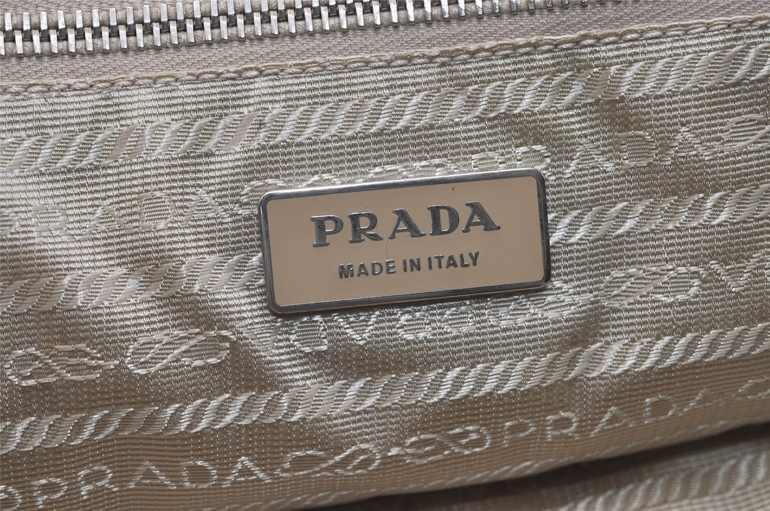 Authentic PRADA VIT DAINO LIFE Leather Shoulder Tote Bag BR2920 Brown 3642J