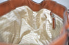 Authentic PRADA VIT DAINO LIFE Leather Shoulder Tote Bag BR2920 Brown 3642J