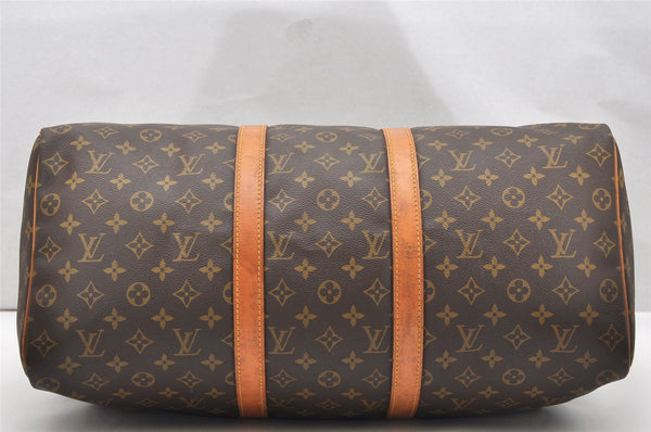 Authentic Louis Vuitton Monogram Keepall 50 Travel Boston Bag M41426 LV 3642K