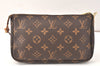 Authentic Louis Vuitton Monogram Pochette Accessoires Pouch M51980 LV 3643K