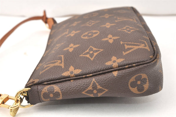 Authentic Louis Vuitton Monogram Pochette Accessoires Pouch M51980 LV 3643K