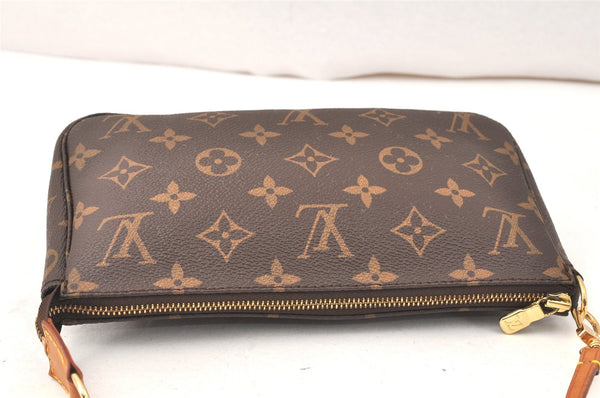 Authentic Louis Vuitton Monogram Pochette Accessoires Pouch M51980 LV 3643K