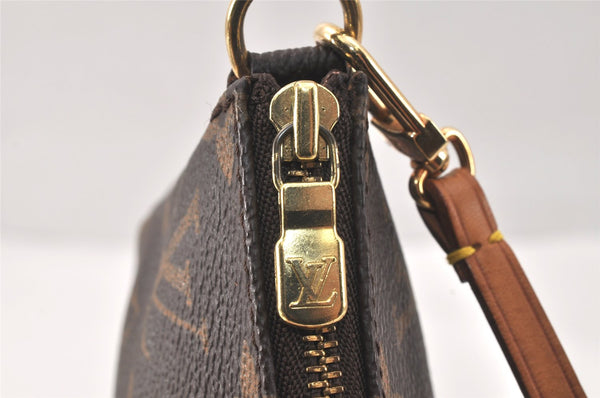 Authentic Louis Vuitton Monogram Pochette Accessoires Pouch M51980 LV 3643K
