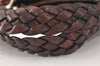 Authentic GUCCI Bamboo Shoulder Hand Bag GG Canvas Leather 232946 Brown 3645K