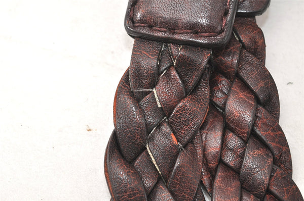 Authentic GUCCI Bamboo Shoulder Hand Bag GG Canvas Leather 232946 Brown 3645K