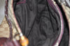 Authentic GUCCI Bamboo Shoulder Hand Bag GG Canvas Leather 232946 Brown 3645K