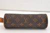 Authentic Louis Vuitton Monogram Trousse Ronde Pen Case Pouch M47630 Junk 3646J