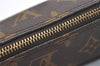 Authentic Louis Vuitton Monogram Trousse Ronde Pen Case Pouch M47630 Junk 3646J