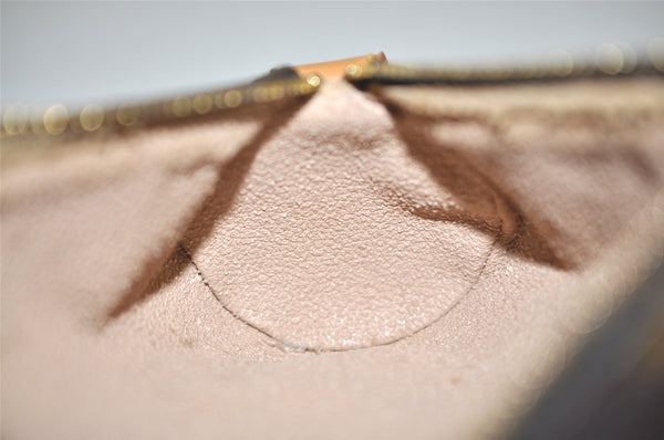 Authentic Louis Vuitton Monogram Trousse Ronde Pen Case Pouch M47630 Junk 3646J