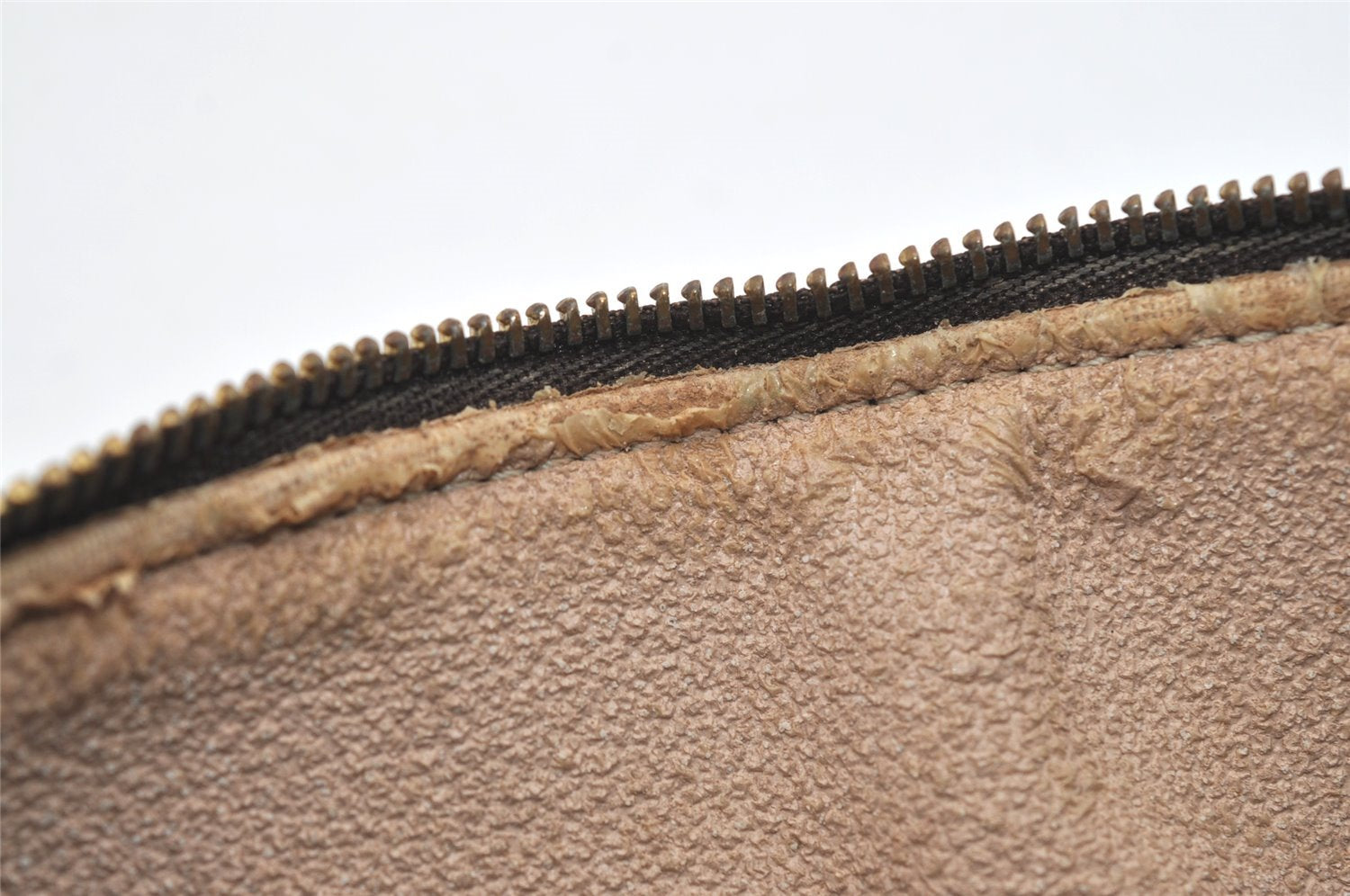 Authentic Louis Vuitton Monogram Trousse Ronde Pen Case Pouch M47630 Junk 3646J