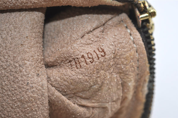 Authentic Louis Vuitton Monogram Trousse Ronde Pen Case Pouch M47630 Junk 3646J