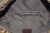 Authentic FENDI Zucca Mamma Baguette Shoulder Bag Canvas Leather Brown 3647K