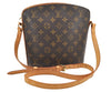 Authentic Louis Vuitton Monogram Drouot Shoulder Cross Body Bag M51290 LV 3648K