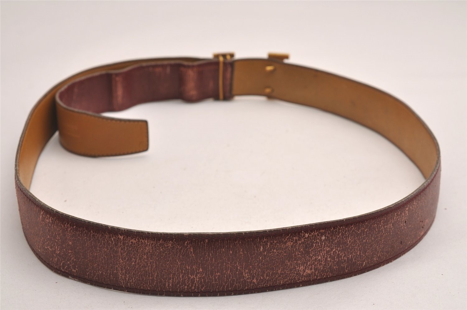 Authentic HERMES Constance Leather Belt Size 100cm 39.4