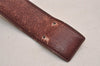 Authentic HERMES Constance Leather Belt Size 100cm 39.4" Purple Brown 3649J