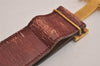 Authentic HERMES Constance Leather Belt Size 100cm 39.4" Purple Brown 3649J