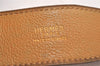 Authentic HERMES Constance Leather Belt Size 100cm 39.4" Purple Brown 3649J