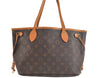 Authentic Louis Vuitton Monogram Neverfull PM Shoulder Tote Bag M40155 LV 3649K